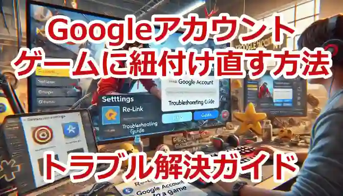 Googleアカウントをゲームに紐付け直す方法とトラブル解決ガイド