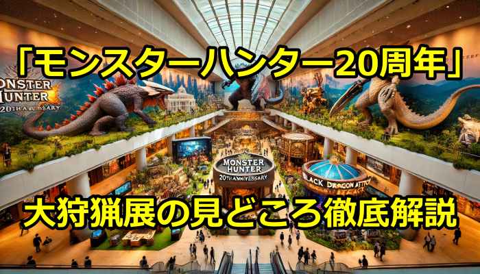 「モンスターハンター20周年」大狩猟展の見どころ徹底解説