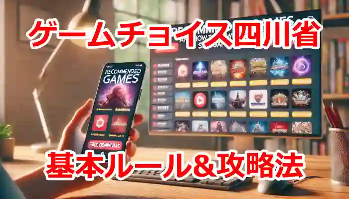 ゲームチョイス四川省の攻略のポイント