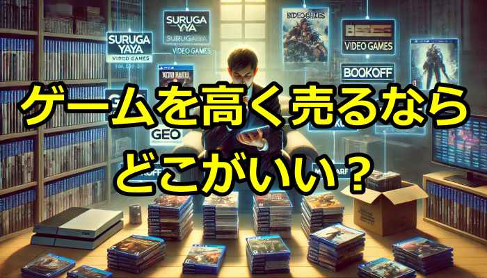 ゲームを高く売るならどこがいい？知恵袋より確実なおすすめ買取店