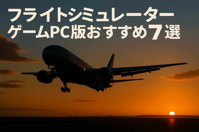 フライト シュミレーター ゲーム PC おすすめ
